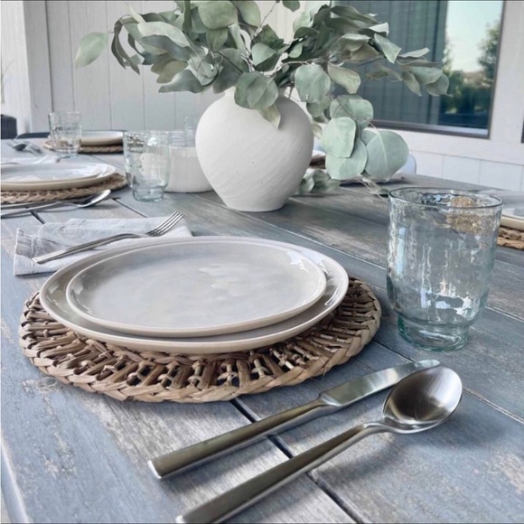 4pk 11" Tonal Bamboo-Melamine Dinner Plate Natural/Cream Hearth & Hand Magnolia - Picture 4 of 5